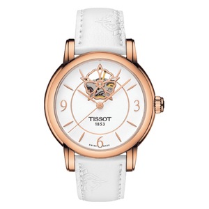 tissot天梭1853手表女心媛系列皮带机械女表t050.207.37.017.04