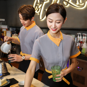 【奶茶店服装工作服韩版】奶茶店服装工作服韩版品牌,价格 - 阿里巴巴