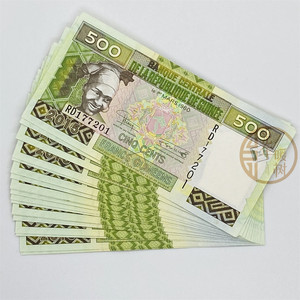 【满30包邮】几内亚500法郎 2006年版外国钱纸币外币钱币外币收藏