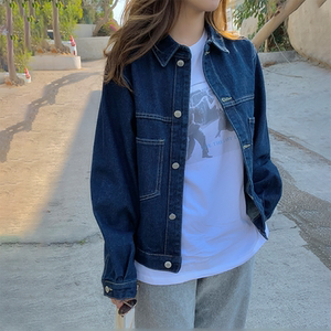 【深蓝色牛仔外套女宽松bf】深蓝色牛仔外套女宽松bf品牌,价格 - 阿里