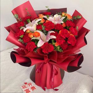 潍坊鲜花速递同城百合康乃馨玫瑰花束昌乐临朐县母亲节生日店订花