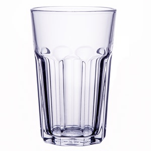 正品IKEA宜家玻璃杯子灰紫色钢化九角牛奶杯大加厚耐摔喝茶装开水
