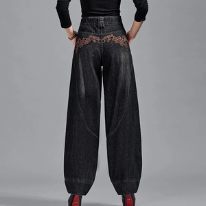 【牛仔灯笼裤女高腰阔腿秋冬】牛仔灯笼裤女高腰阔腿秋冬品牌,价格