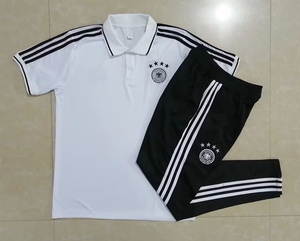 德国队白色polo衫球衣2223足球长裤男跑步健身运动套装训练队服