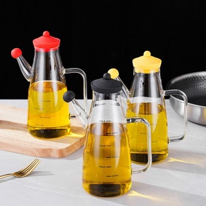 日式新国货硅胶防尘盖防滴漏玻璃酱油醋瓶橄榄油壶调味瓶厨房家用