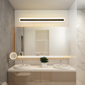 led镜前灯现代简约卫生间浴室灯具防水防雾北欧创意ins化妆台壁灯