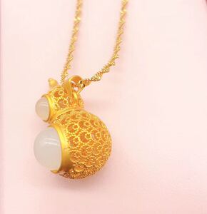 老凤祥黄金葫芦项链