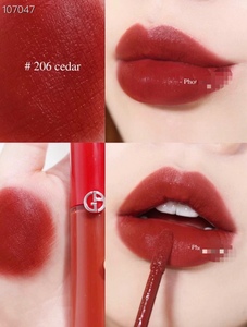 阿玛尼armani红管黑管唇釉口红小胖丁405/400/200/101/502