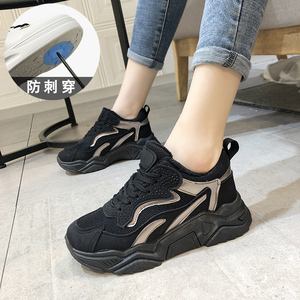 劳保鞋防砸防刺钢包头四季款女轻便防臭棉工作鞋女士冬季新款加绒