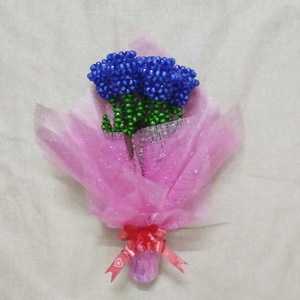 diy创意教师节礼物串珠手工玫瑰花材料 家居插花艺术装饰品送女王