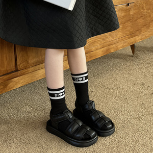 儿童凉鞋真皮鞋子2024年夏季新款韩版时尚轻便女童包头凉鞋厚底潮