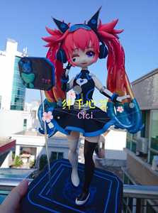 王者荣耀安琪拉心灵骇客 安琪拉手办 接来图订制,手办高28cm