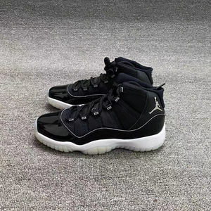 nike air jordan 11 gs aj11大魔王黑银高帮女篮球鞋378038-011