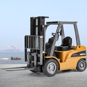 叉车玩具车儿童合金属可升降仓库搬货车堆高机仿真耐摔工程车模型