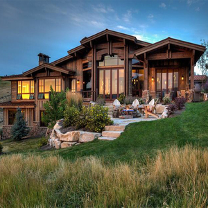 木房子户外农家乐防腐木屋 美式乡村木制别墅环保小木屋多款定制