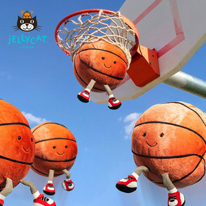 英国Jellycat趣味运动篮球毛绒玩具可爱个性公仔包邮送礼