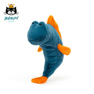 英国jellycat2022年麦克弹涂鱼新品可爱小鱼公仔毛绒玩具安抚宝宝