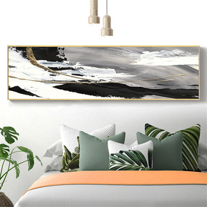 现在简约抽象装饰画卧室床头画小户型客厅沙发背景墙挂画沙滩风景