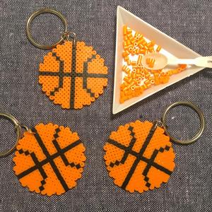 呆记手工 nba篮球 钥匙扣锁匙扣 男友生日礼物 定制 挂饰 拼豆