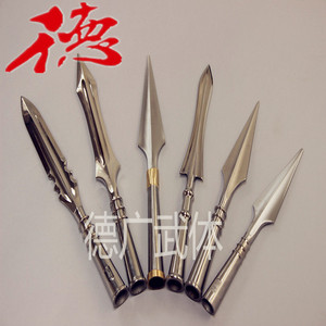 德广武术枪不锈钢枪霸王枪武术长枪赵云枪表演枪头红缨枪未开刃