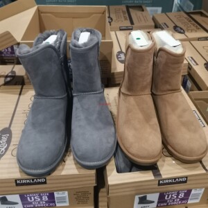 国内上海costco开市客代购 kirkland科克兰女士羊皮毛一体雪地靴