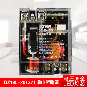 DZL18家用漏电保护器32a漏电开关家用总开关漏电断路器带灯型