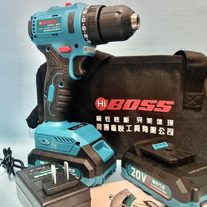 boss锂电无刷冲击钻锂电钻家用多功能电动螺丝刀充电式手电钻