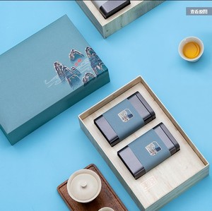 00集颜物社淘宝自然造物一茶一画漳平乌龙茶叶礼盒11泡伴手礼端午