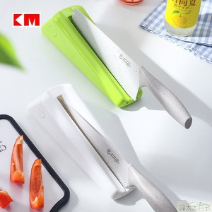 出口日本厨房菜刀架刀座塑料刀具收纳架陶瓷刀置物架放插刀架用品