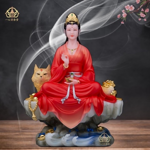 汉白玉九姑娘像九尾神像白姑娘红姑娘天师府聚财九尾蛇蟒真身摆件
