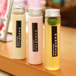 200ml一次性奶茶饮料瓶pet带盖果汁外卖商用透明塑料瓶小容量