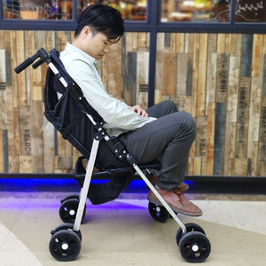 超轻儿童大童旅游推车1-10岁轻便简易折叠可坐可躺旅行代步车