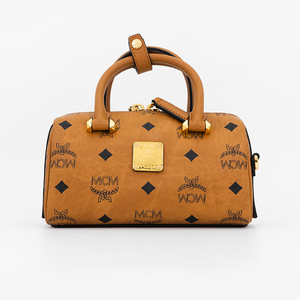 大有名品 99新 二手 mcm波士顿mini小可爱枕头包尺寸8*18*9.5cm