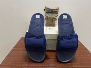 阿迪达斯男子菲董联名魔术贴全掌boost拖鞋 fy6142