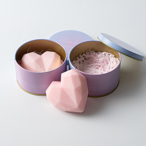 asight粉色爱心精油香皂香味持久洗澡沐浴全身男女洗脸洁面手工皂