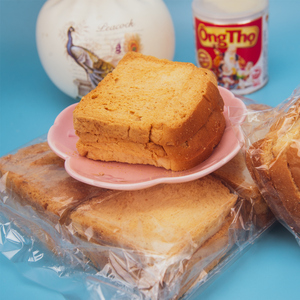 楼外楼干面包干boss大老板竞品泡鲁达冷饮材料馒头片整箱独立包装