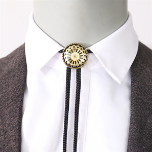 时尚休闲领绳男简约西装小领带个性bolo tie波洛领结西部牛仔项链