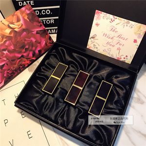 【tf限定礼盒】tom ford tf口红黑管套盒 表白礼套装三支装四只装