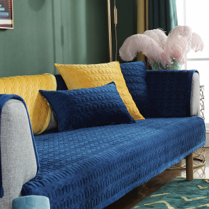 短毛绒沙发垫四季通用高挡防滑皮沙发套罩绒面坐垫靠背巾扶手选搭