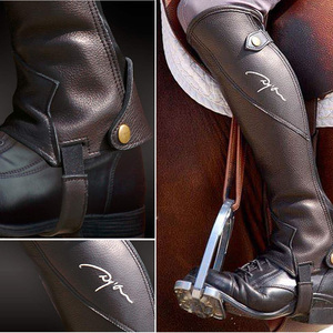 比利时进口dyon经典款 成人骑马护腿 马术用品 帕拉丁马具