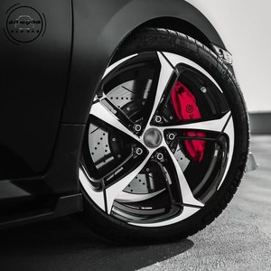 高尔夫7轮毂改装18寸