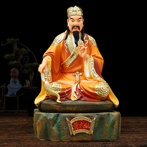 黄大仙神像赤松仙人黄初平养素净正真人家居供奉摆件树脂佛像