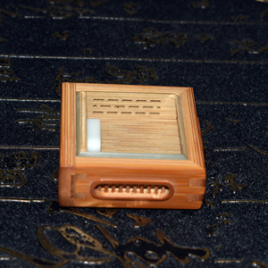 中国传统工匠手工制作老竹蛉盒黄蛉盒金钟盒活体鸣虫盒金蛉子虫具