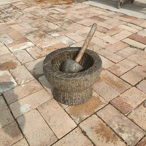 石臼老石槽打糍粑石缸老物件打年糕石头花盆鱼缸庭院装饰摆件家用