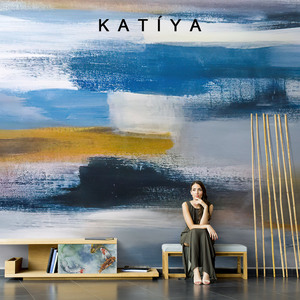 Katiya北欧个性复古油画手绘涂鸦电视背景墙壁纸沙发影视墙壁画布
