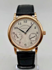 二手 朗格 1815系列18k玫瑰金小三针手动机械腕表 221.032