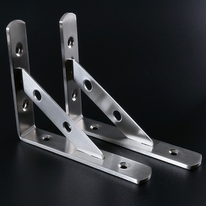 洗手盆洗面盆不锈钢三角支架挂墙式加厚洗脸盆面盆支撑架壁挂式新