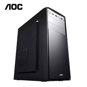 全新AOC机箱组装台式机电脑机箱ATX主板侧透水冷背线diy外壳matx