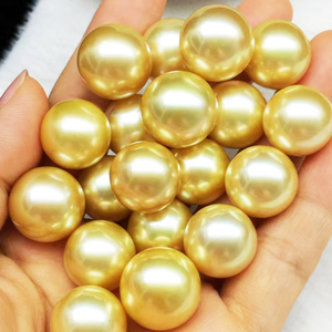 缅甸金珍珠吊坠