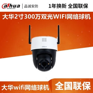 大华2寸高清无线网络球机300万摄像机声光警戒DH-SD2300-ADW-PV-i